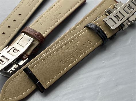 breitling leather watch straps for sale|replacement breitling leather watch strap.